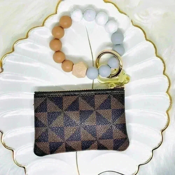 Zippered Card Coin Case Wristlet - Picture 5 of 5